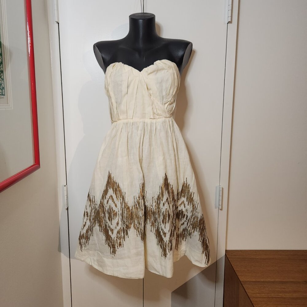 Moulinette Soeurs wind catcher size 6 Strapless dress